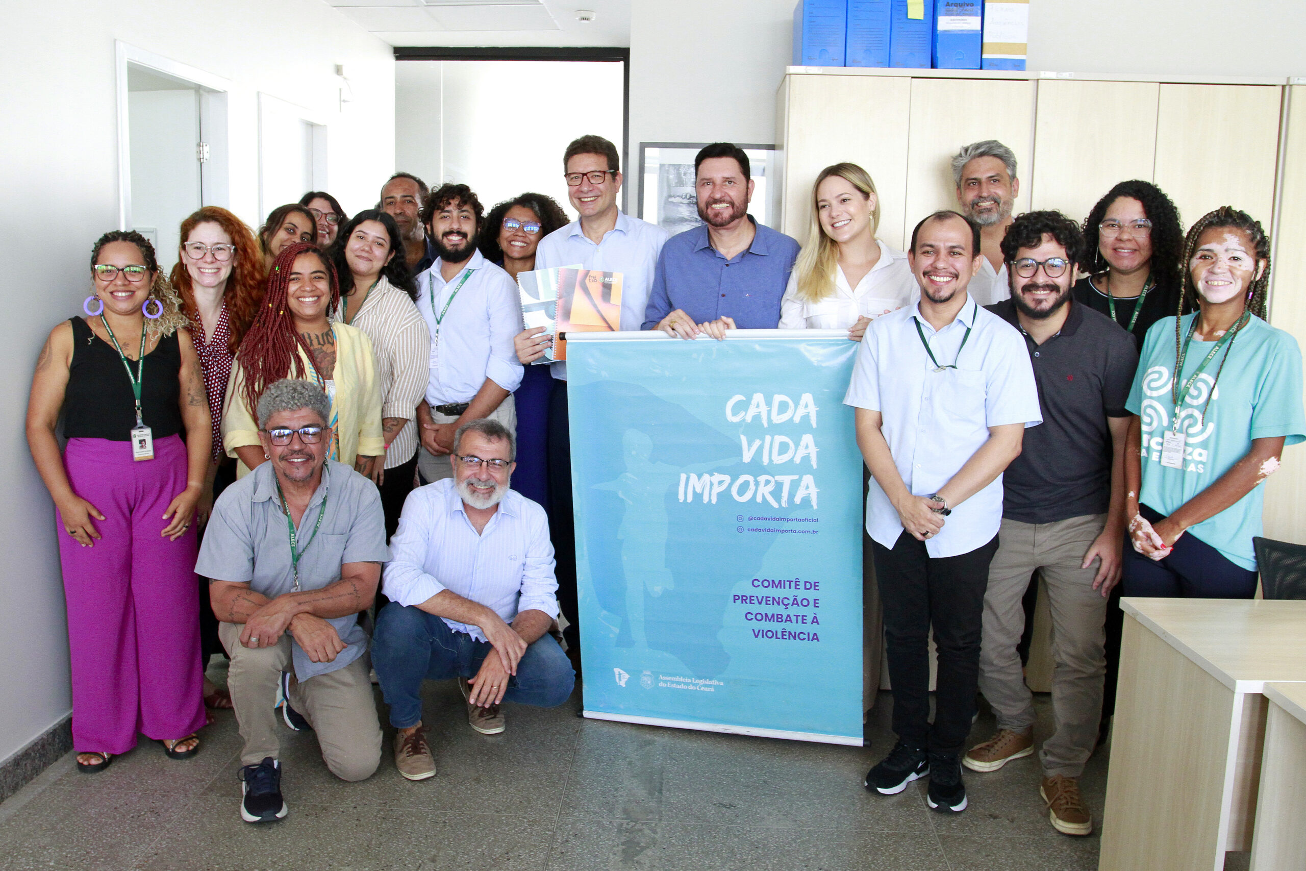 Presidente Romeu Aldigueri visita órgãos de direitos humanos da Alece