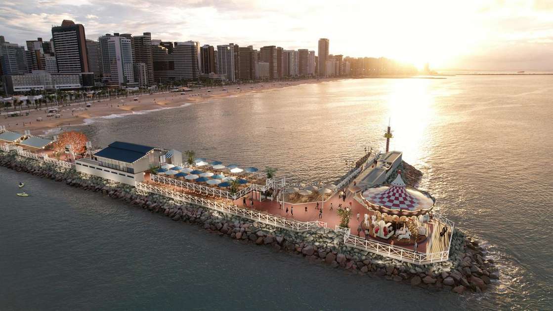 Obras do Píer da Beira-Mar começam em julho, diz Beach Park; veja como os espigões devem ficar – Negócios