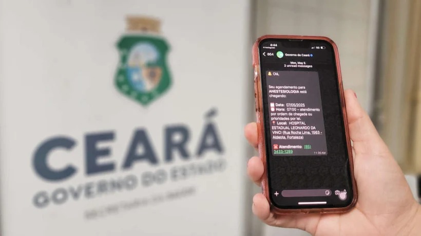 Consultas e exames serão feitos pelo WhatsApp no Ceará