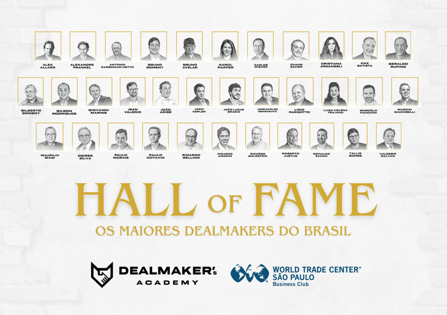 Dealmakers Academy inaugura sede no WTC Business Club e celebra os maiores negociadores do Brasil