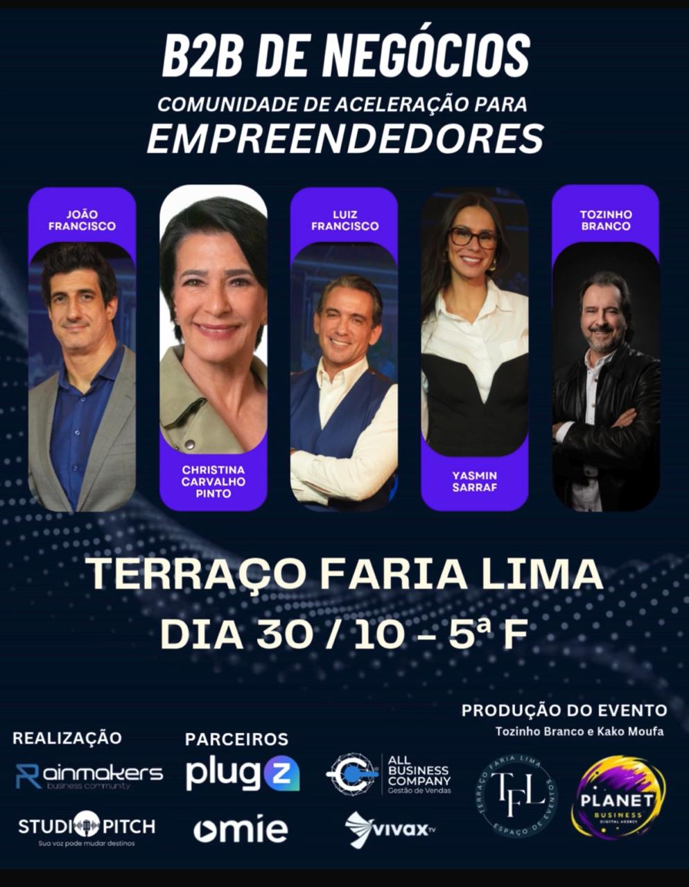 Rainmakers Business Community realiza evento exclusivo em São Paulo e reúne empresários, investidores e líderes do ecossistema de alto impacto