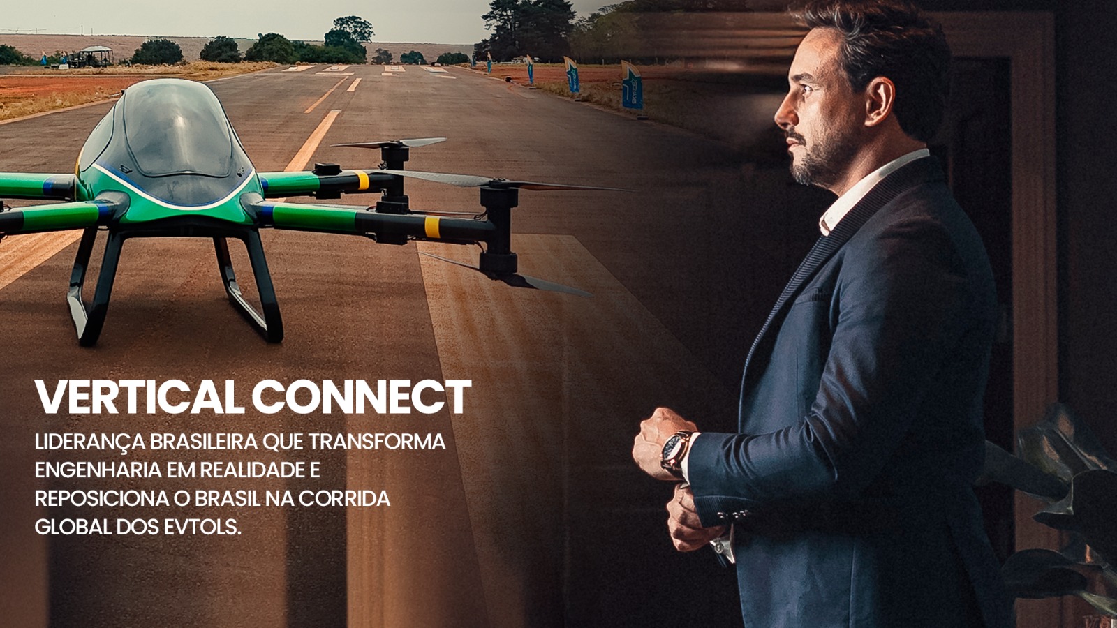 Vertical Connect: a liderança brasileira que transforma engenharia em realidade e reposiciona o país na corrida global dos eVTOLs