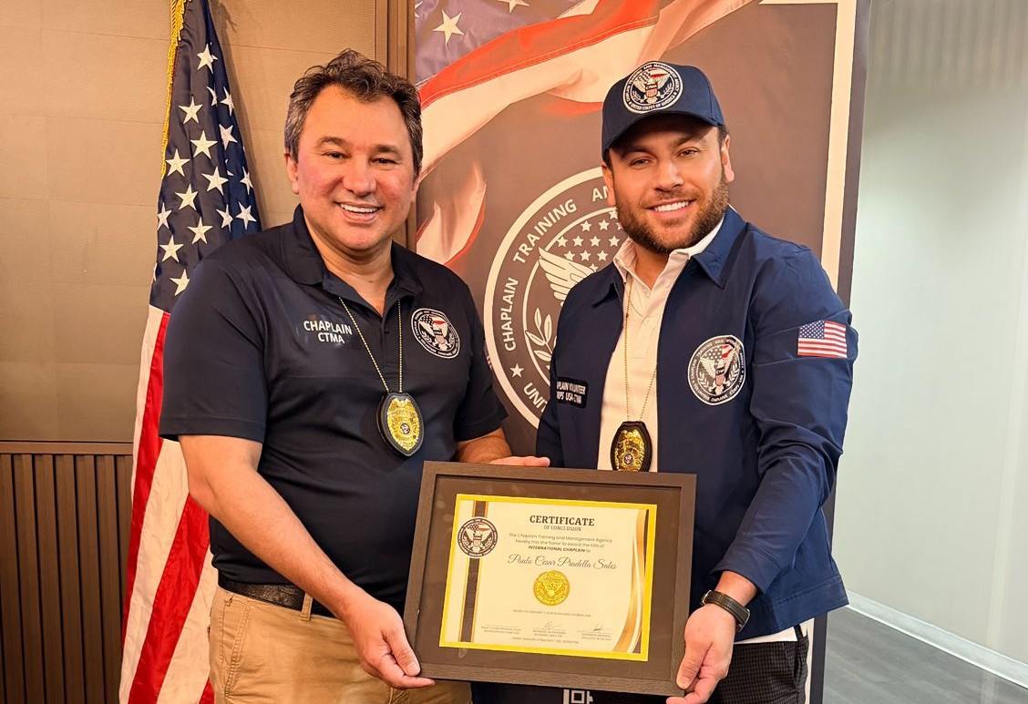 Paulo Cesar Pradella Sales é nomeado Capelão Honorário nos Estados Unidos pela CTMA