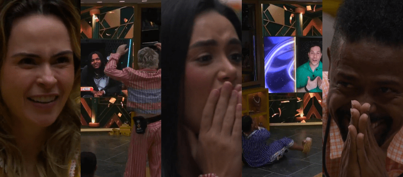 BBB 26: Top 5 se emociona ao receber recados de artistas; veja a reação