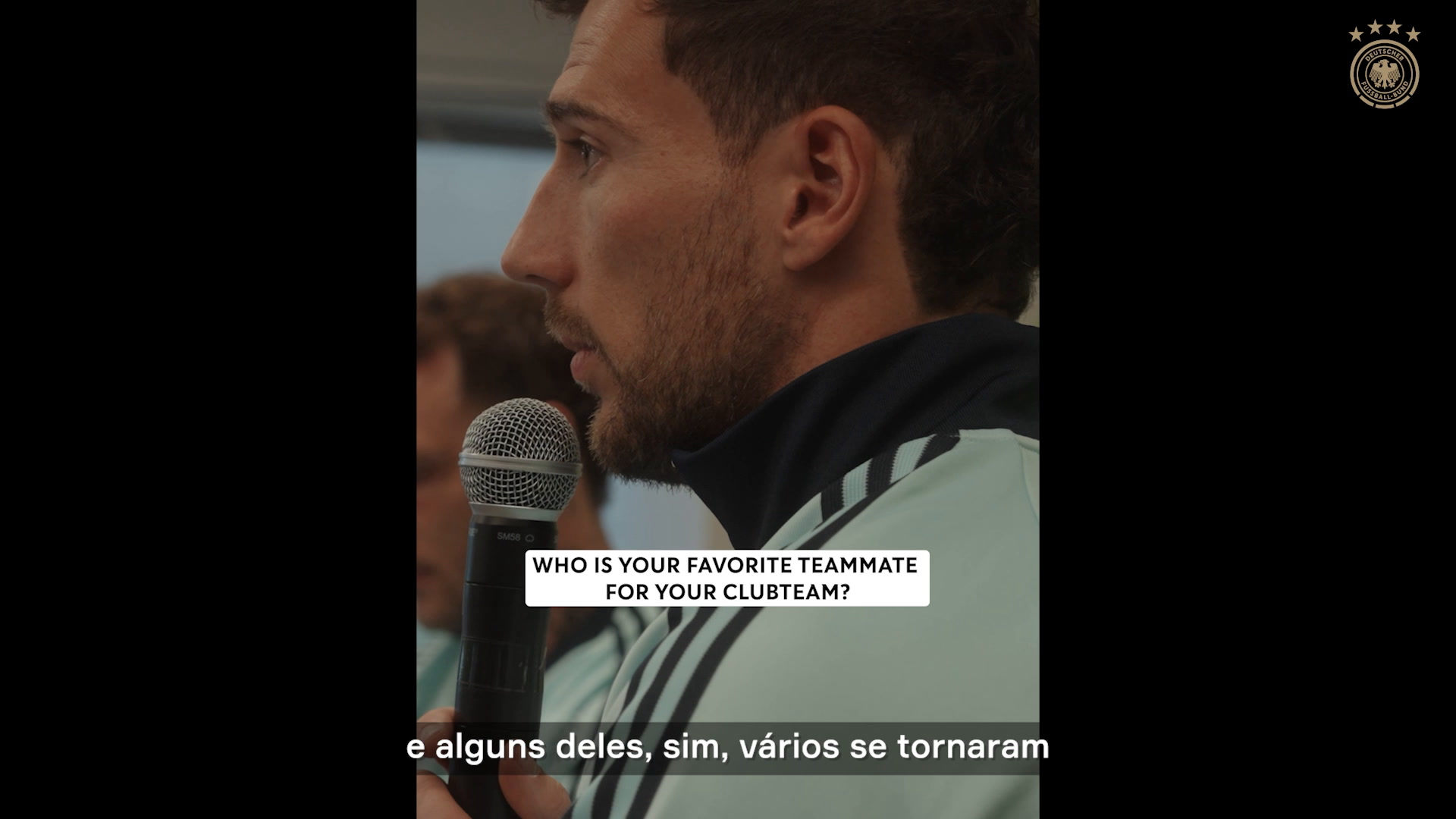 Goretzka responde perguntas de crianças antes da Copa do Mundo