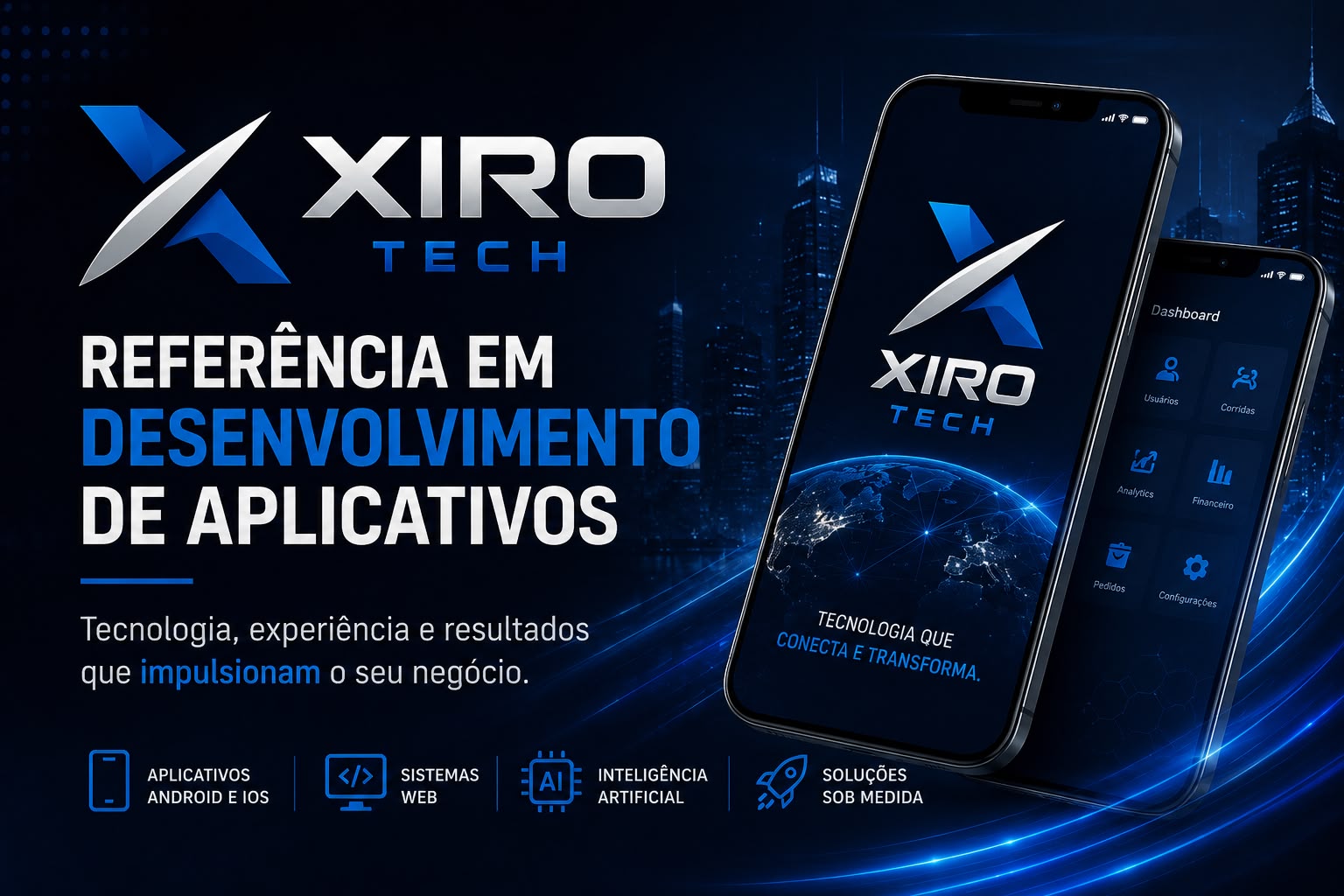 Xiro Tech é referência em desenvolvimento de aplicativos e reúne equipe responsável por grandes plataformas de tecnologia no Brasil