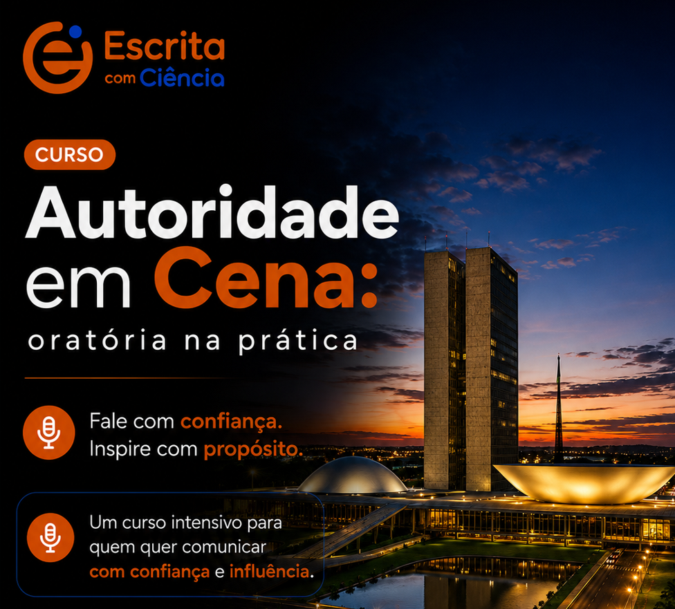 Por trás da comunicação de impacto existe um método: conheça o curso Autoridade em Cena