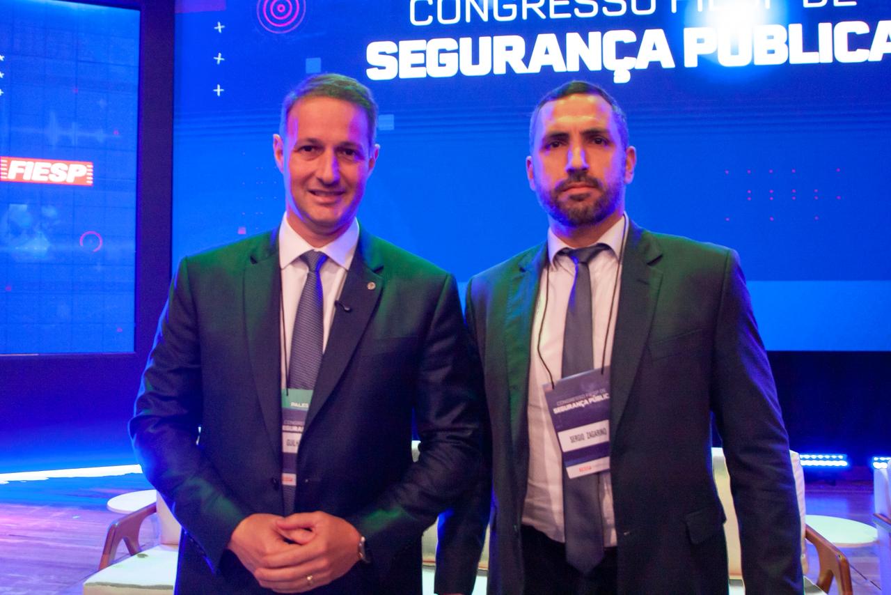 Ao lado de Derrite na Fiesp, Sérgio Zagarino reforça compromisso com combate ao crime organizado