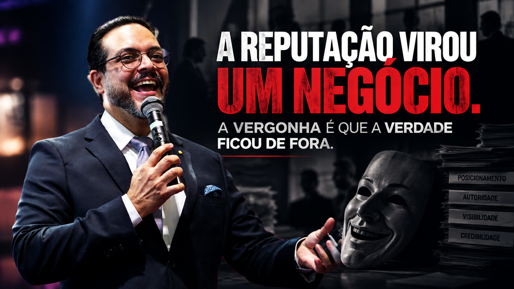 A reputação virou um negócio. A vergonha é que a verdade ficou de fora.